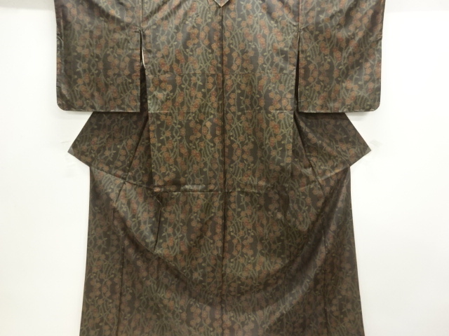 Japanese Kimono / Tsumugi Omeshi Silk